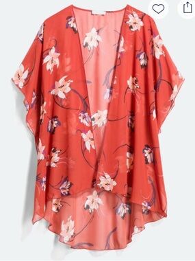 Stitch Fix l Emory Park Caley Open Front Woven Kimono, 2XL